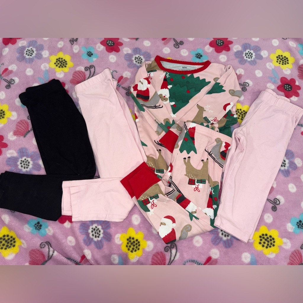 Toddler Girl Pajamas & Pants Bundle